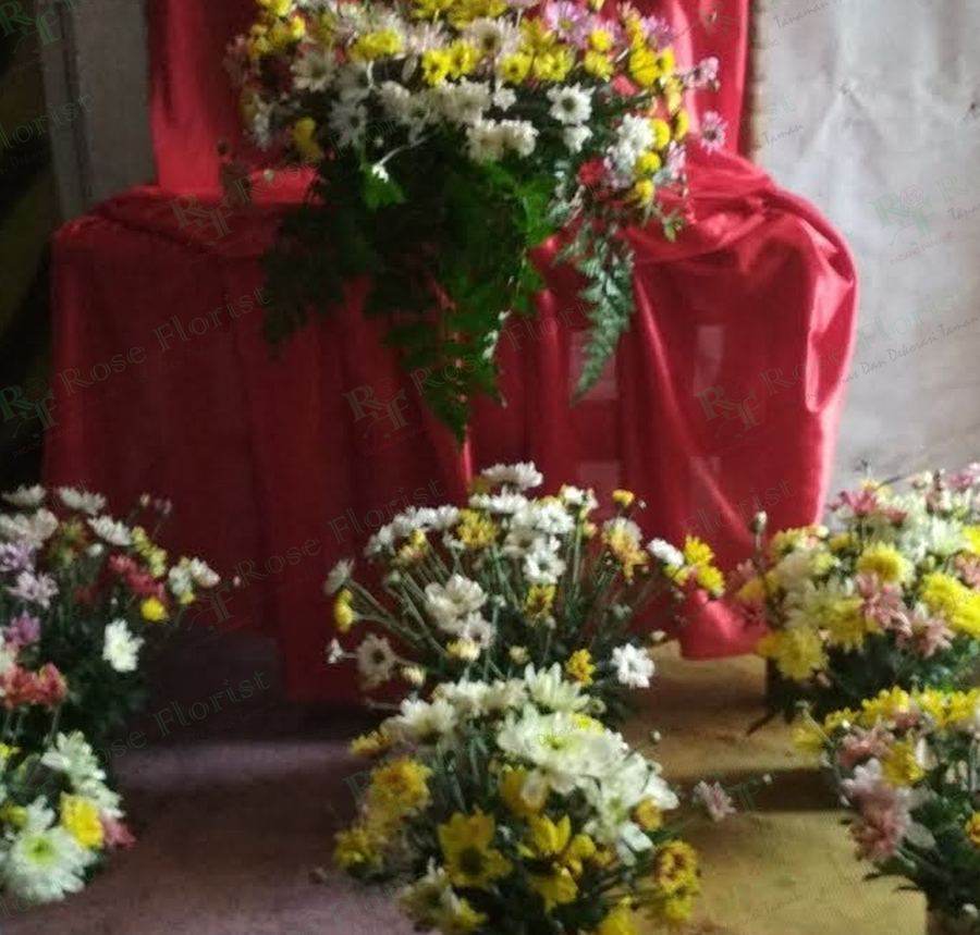Bunga meja krisan untuk acara
