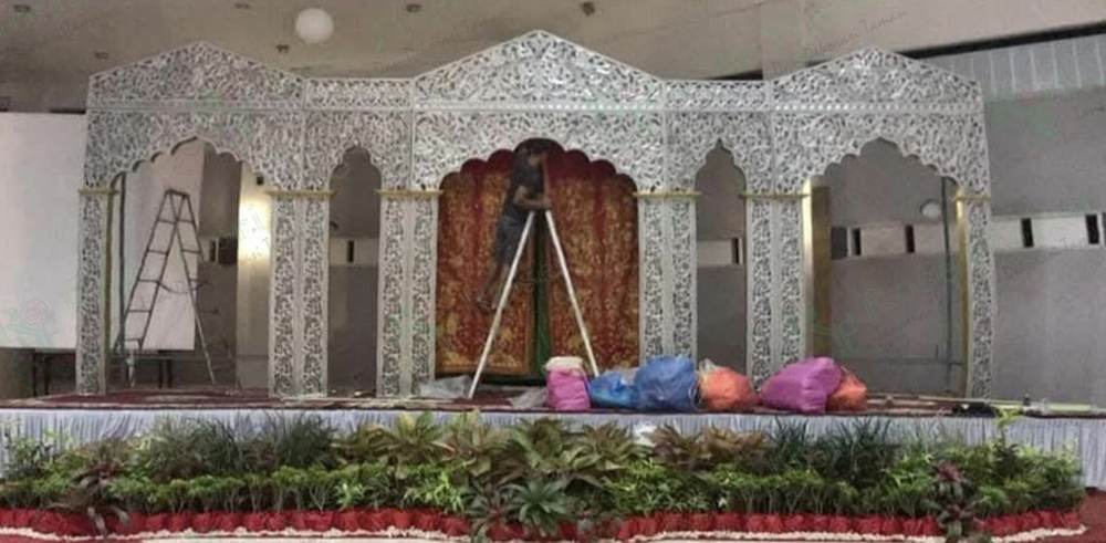 Taman pelaminan di Hotel Aulia