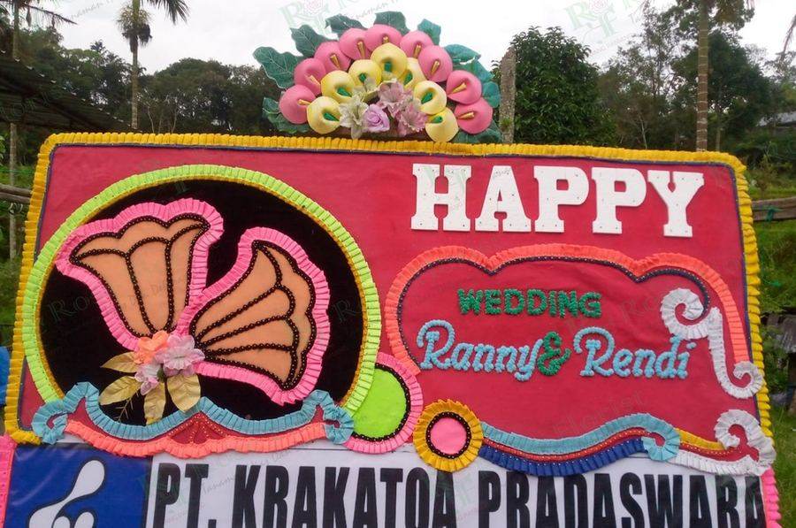 Papan bunga ucapan selamat