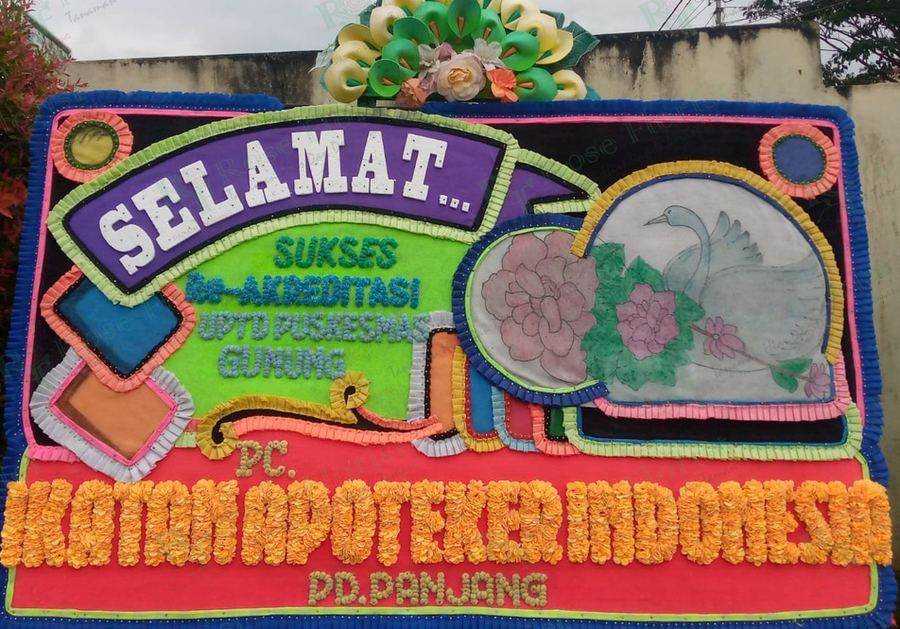 Papan bunga ucapan selamat