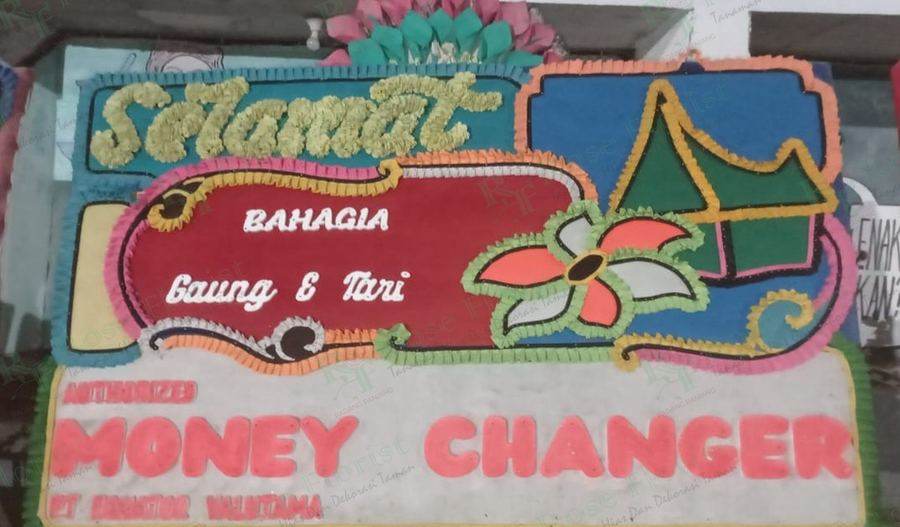 Papan bunga ucapan selamat