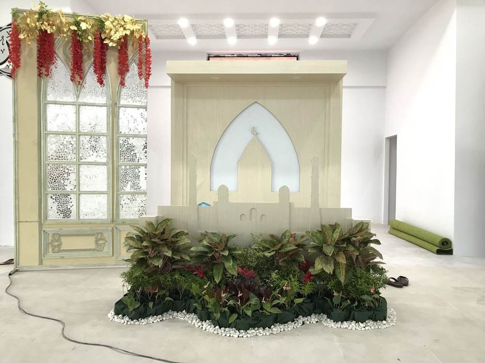 Taman mimbar bernuansa masjid